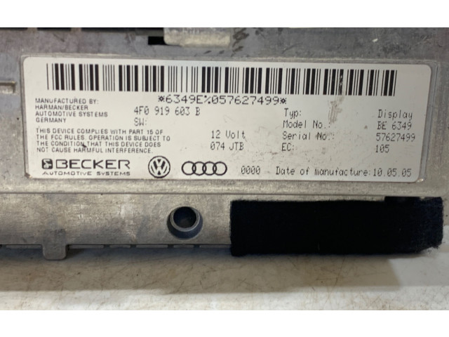 Дисплей    4F0919603B   Audi A6 S6 C6 4F