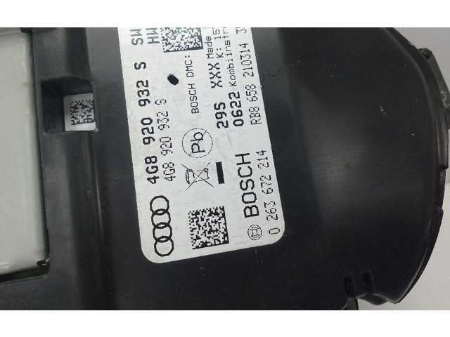 Панель приборов 4G8920932S   Audi A6 S6 C7 4G       