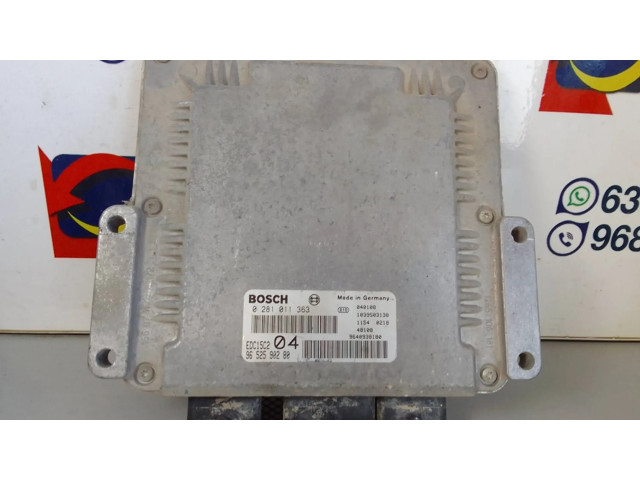 Блок управления двигателя 9652590280 Citroen C8