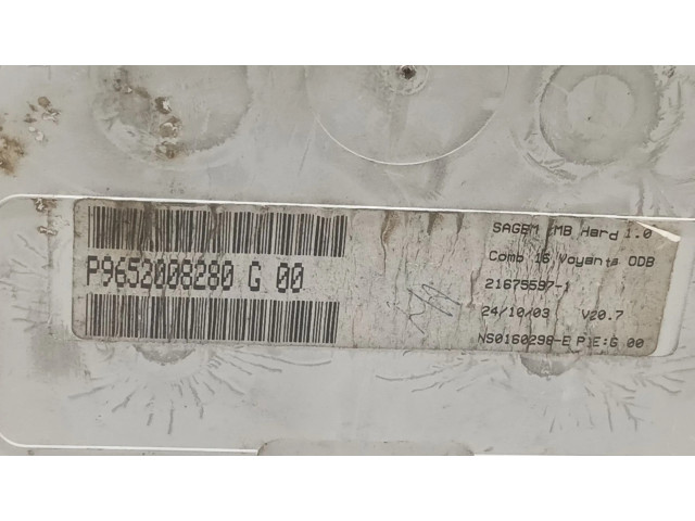 Přístrojová deska Citroen C3 Pluriel P9652008280G