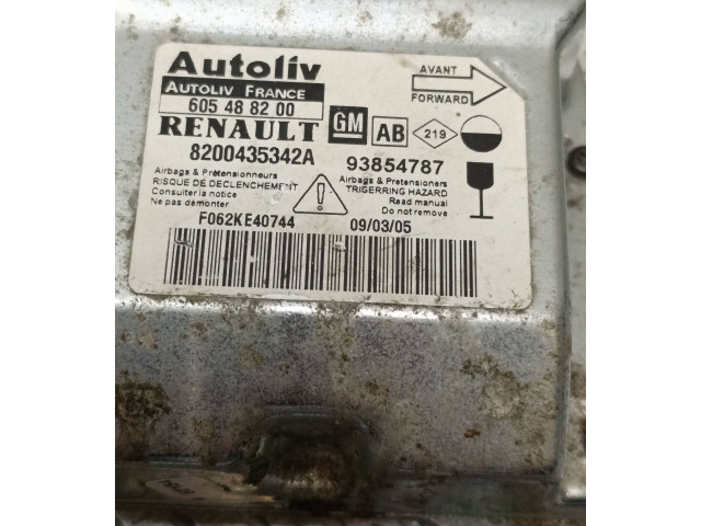 Блок подушек безопасности 8200435342A, 93854787   Renault Trafic II (X83)