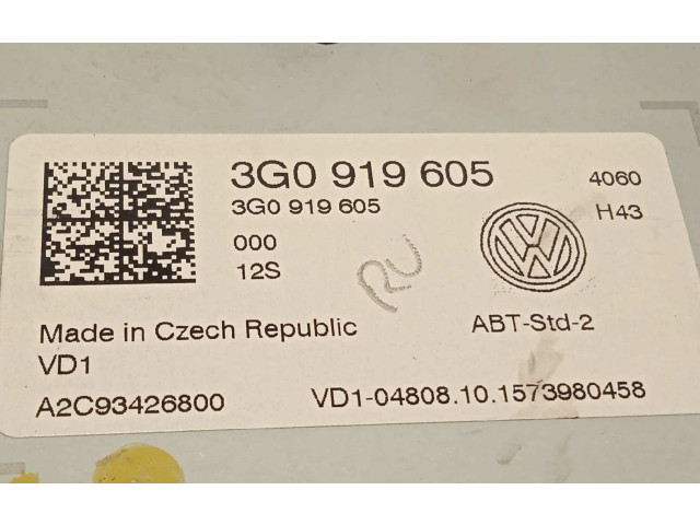 Дисплей 3G0919605 Volkswagen Golf SportWagen