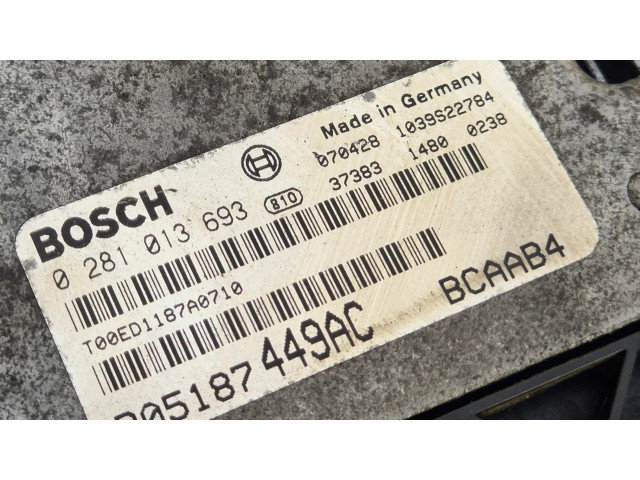 Řídící jednotka P05187449AC, 0281013693 Dodge Caliber 2008