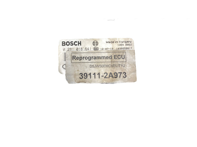 Блок управления двигателя 391112A973, 0281018641   KIA Ceed