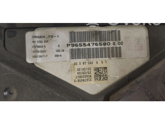 Спидометр (приборный щиток) P9655476580 Peugeot 307