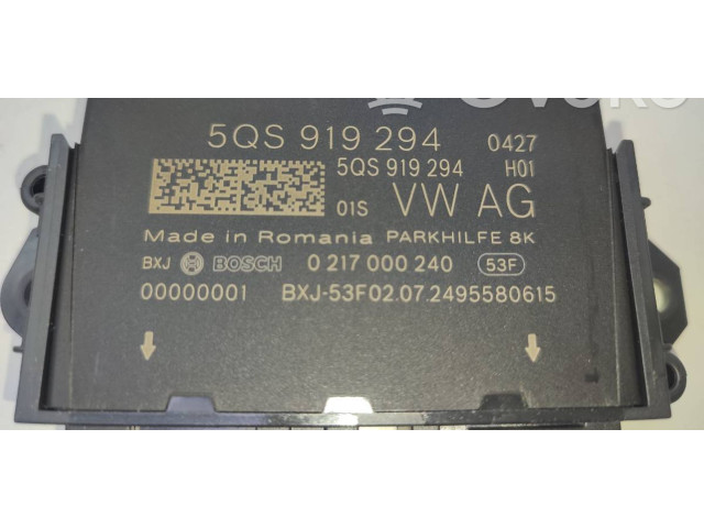 Блок комфорта 5QS919294 Skoda Octavia Mk4