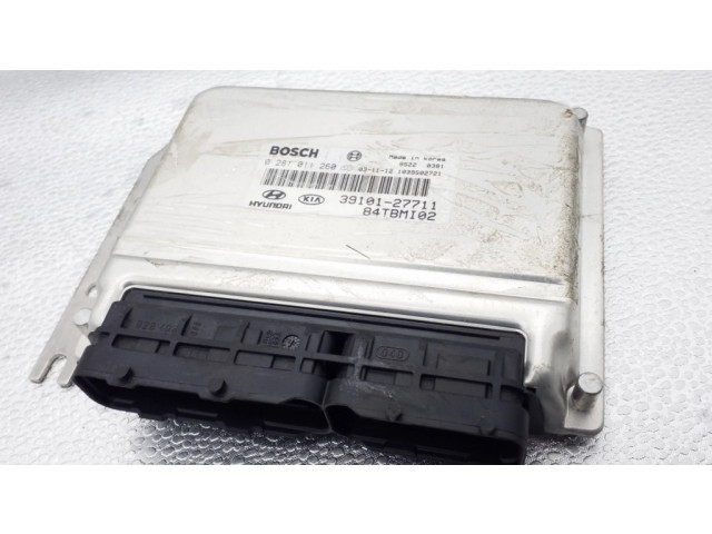 Блок управления двигателем Блок управления 3910127711, 0281011260   Hyundai Getz