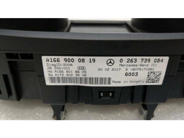 Панель приборов A1669000819   Mercedes-Benz GLS X166       