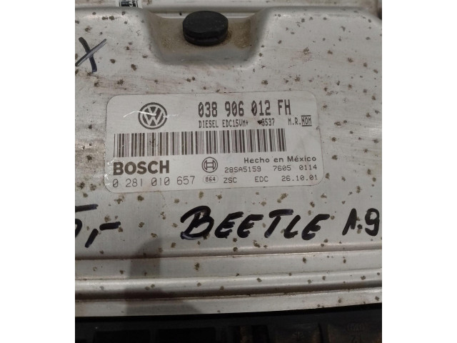 Блок управления двигателем Блок управления 038906012FH   Volkswagen New Beetle