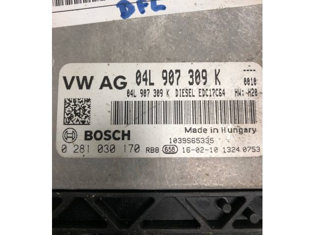 Блок управления двигателем Блок управления 04L907309K Volkswagen Caddy