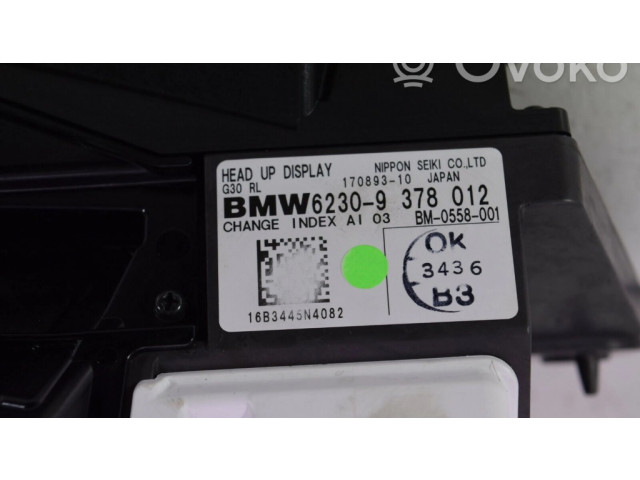 Дисплей 9378012 BMW 5 G30 G31