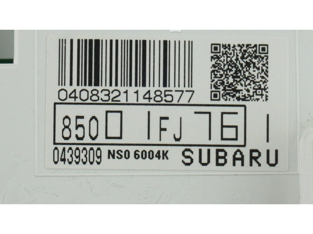 Přístrojová deska Subaru XV 2012 85001FJ76, 0439309
