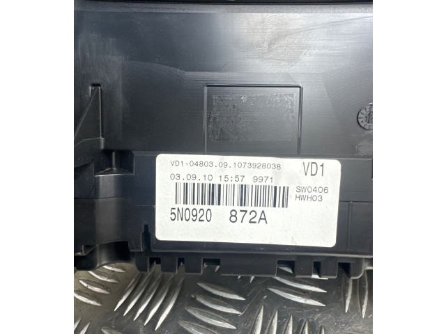 Přístrojová deska Volkswagen Tiguan 2011 5N0920872A, 1073928038
