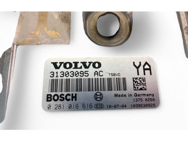 Блок управления двигателем Блок управления 31303095AC, 0281016616   Volvo V70
