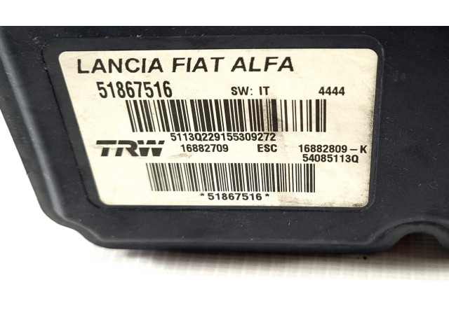 Блок АБС 51867516, 51867516 Lancia Delta III 2008 - 2014 года