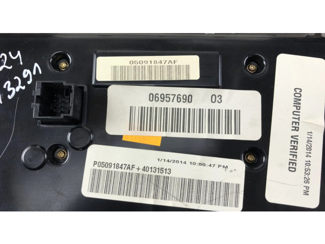 Блок управления климат-контролем 5091847AC, 5091847AD Jeep Grand Cherokee