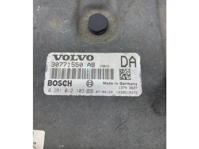 Блок управления двигателя 30771550AB, 1039S18372 Volvo V70