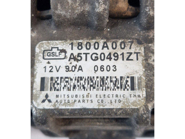 Генератор 1800a007, A5TG0491ZT Mitsubishi L200