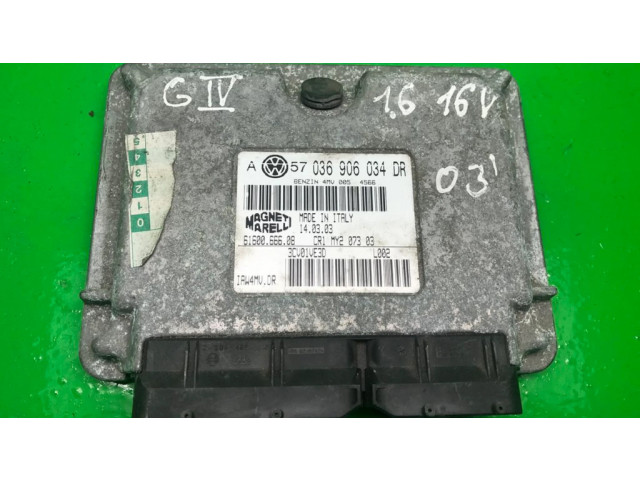 Блок управления двигателем Блок управления 036906034DR   Volkswagen Golf IV