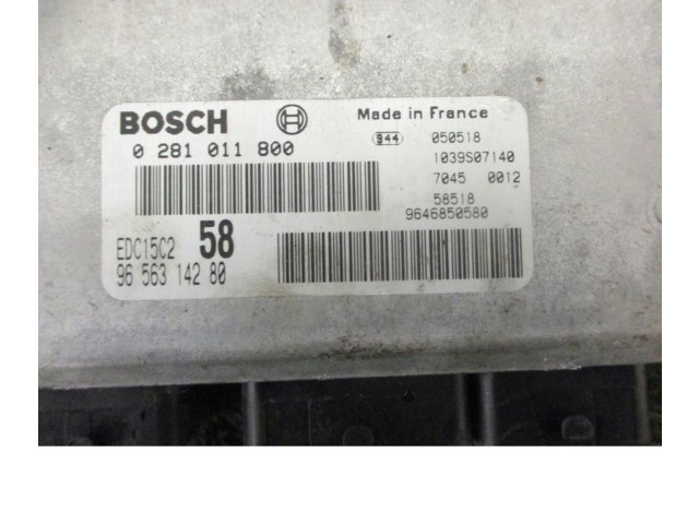 Блок управления двигателя 1940EN, 1940EN Citroen C8