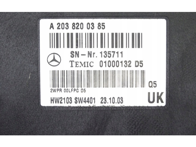 Блок управления A2038200385   Mercedes-Benz SL R230