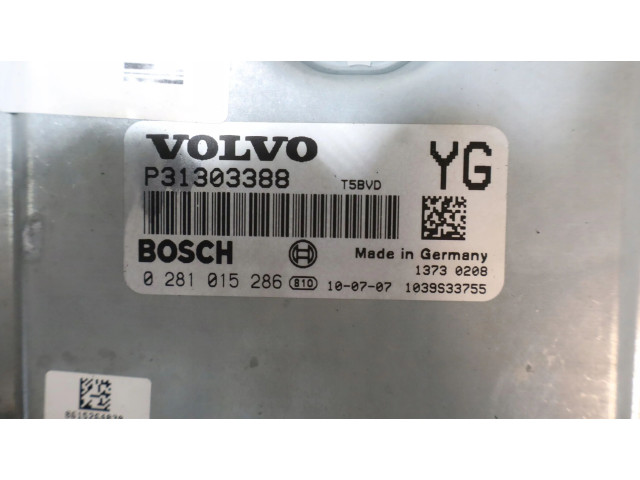 Блок управления двигателем Блок управления 0281015286 Volvo V70
