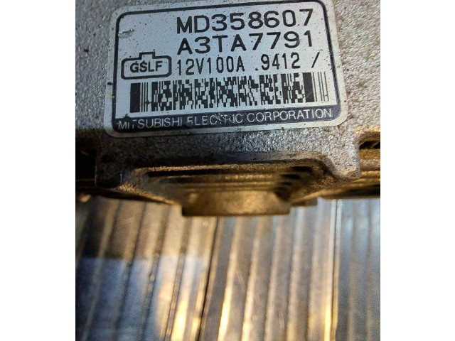 Генератор MD358607, 12V100A Mitsubishi Space Wagon 2.4