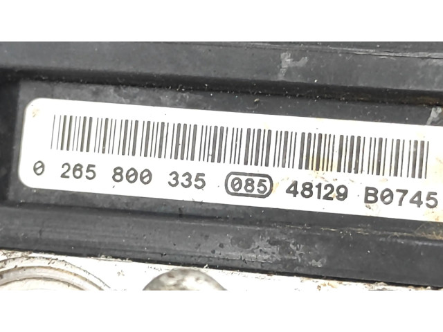 Блок АБС 0265800335, 0265231333 Renault Clio II 2001-2005 года
