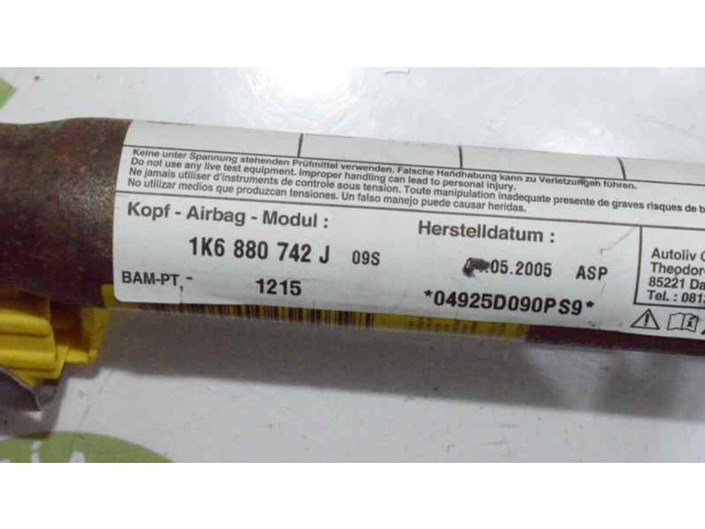 Боковая подушка безопасности 1K6880742AA, 1K6880742J   Volkswagen Golf Plus