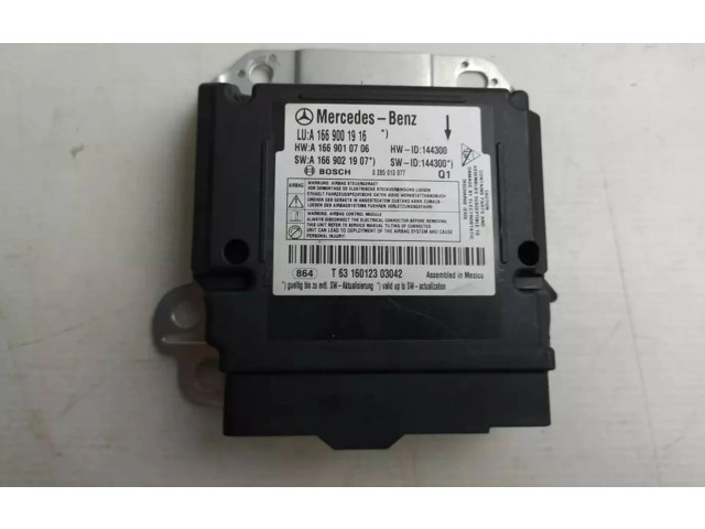 Блок подушек безопасности A1669001916, A1669010706   Mercedes-Benz GLE (W166 - C292)