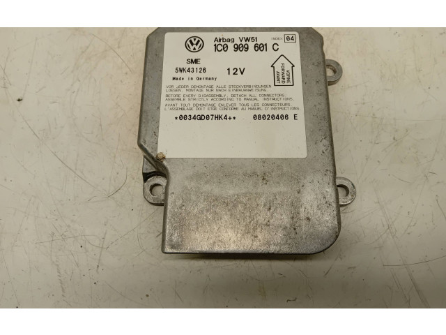 Блок подушек безопасности 1C0909601C, 08020406E Skoda Fabia Mk1 (6Y)