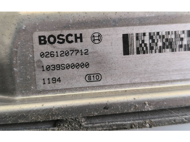 Блок управления двигателя 0261207712, 1039S00000 Volvo V70