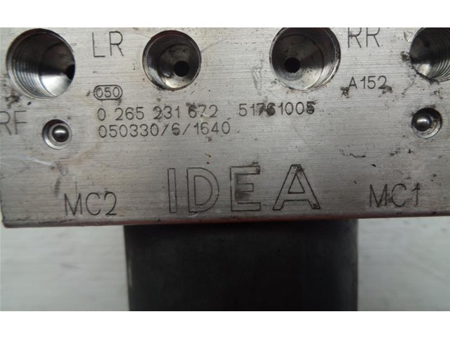 Блок АБС 0265231672 Fiat Idea - года
