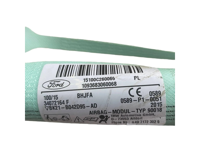 Боковая подушка безопасности BK218042D95AD Ford Transit Custom