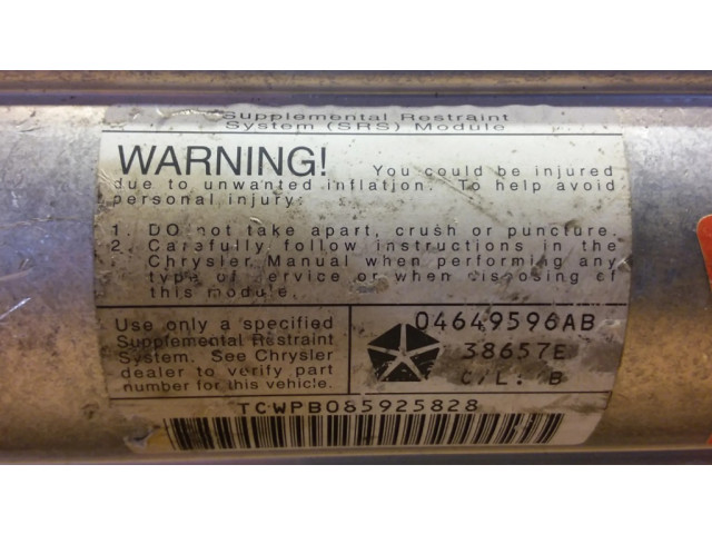 Подушка безопасности пассажира 04649596AB Chrysler 300M
