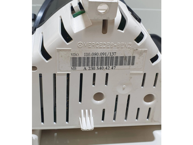 Панель приборов A2305400023, 88311325 Mercedes-Benz SL R230