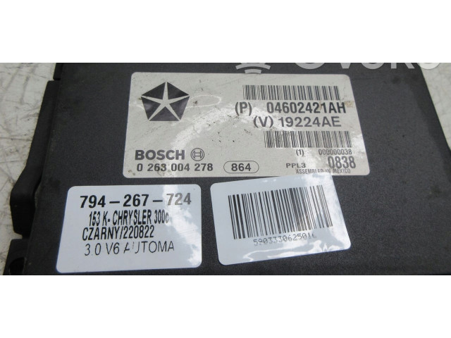 Блок управления редуктора коробки передач (раздатки) DFGIU876u7898OK, 0402421AH   Chrysler 300 - 300C