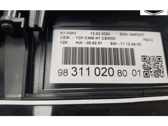 Панель приборов 9831102080, 9831102080 Toyota ProAce City