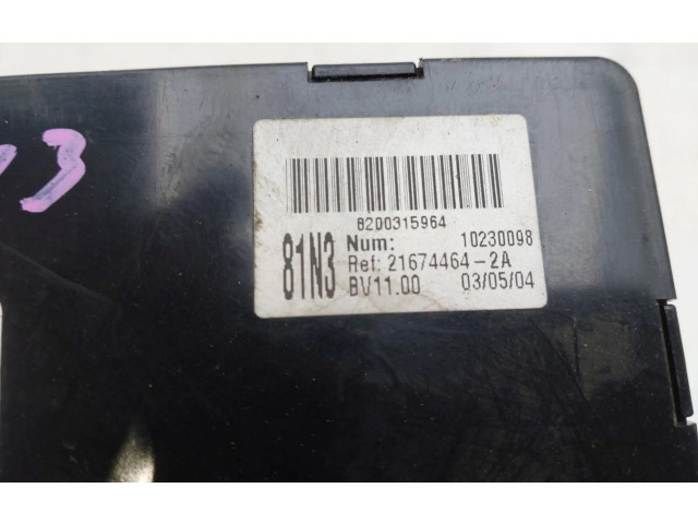 Řídící jednotka 8200401258 Renault Espace IV