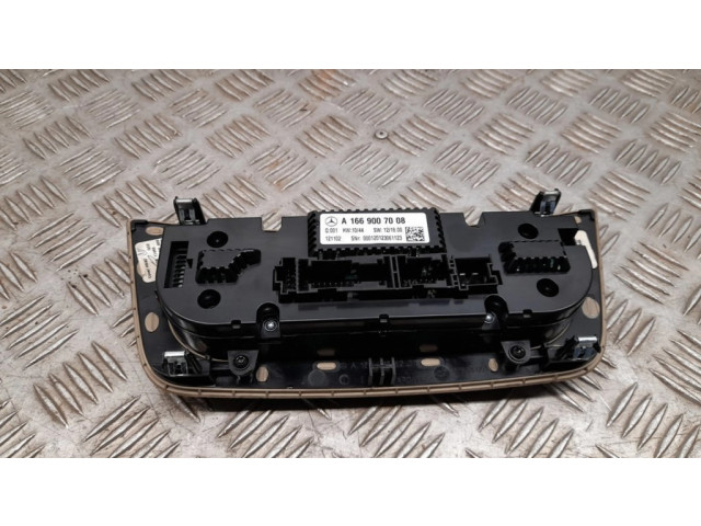 Блок управления климат-контролем A1669007008   Mercedes-Benz GL X166
