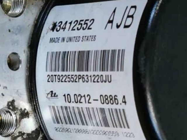 Блок АБС 13412552AJB, SWFC115111 Vauxhall Astra J 2009-2018 года