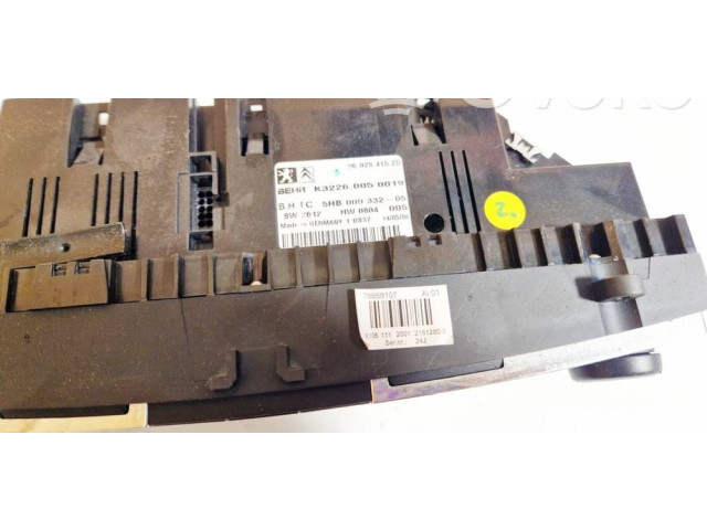 Блок управления климат-контролем 96829415zd, 96829415ZD Citroen C5