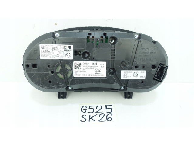 Панель приборов 81A920750J, 81A920750J Audi Q2 -
