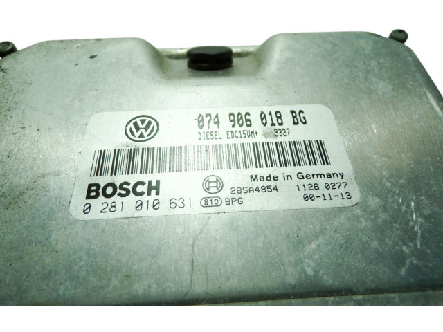 Блок управления двигателя 074906018BG, 0281010631   Volkswagen Transporter - Caravelle T4