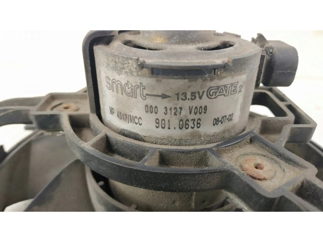 Вентилятор радиатора 0003127V009, 821.0229 Smart ForTwo II 0.6