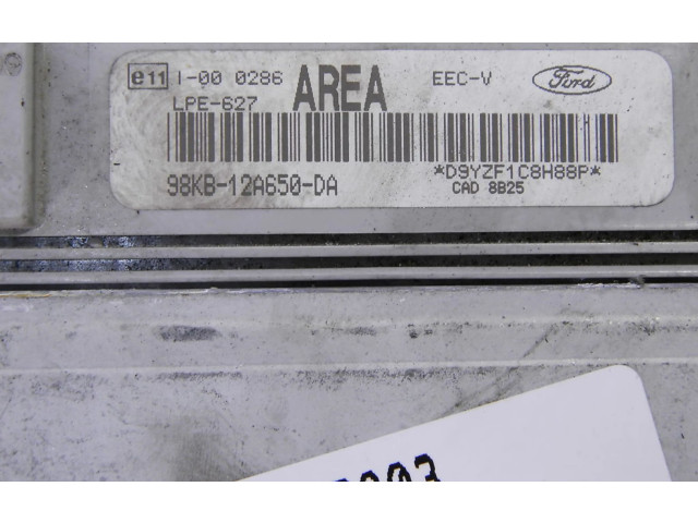 Řídící jednotka 98KB-12A650-DA, 98KB-12A650-DA   Ford Ka 2002