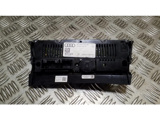 Блок управления климат-контролем 8T2820043F, A2C53345978   Audi A4 S4 B8 8K