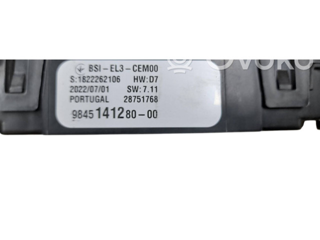 Pojistková skříňka 9845141280, 1822262106 Toyota ProAce City 2022