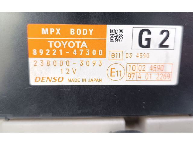   Pojistková skříňka 8922147300, 2380003093   Toyota Prius (XW30) 2012