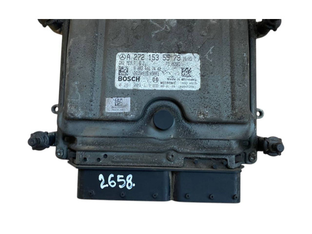 Блок управления двигателя A2721535579, 0261209119 Mercedes-Benz ML W164